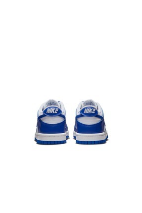 Dunk low mavi beyaz deri unisex sneaker spor ayakkabı - fb9109-131 Image 4