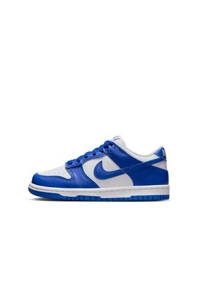 Dunk low mavi beyaz deri unisex sneaker spor ayakkabı - fb9109-131 Image 1