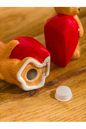 LCW HOME Karışık Kalpli Ayı Figürlü Tuzluk Image 3