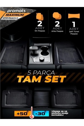 Hyundai I20 2009-2014 Model Ve Sonrası Uyumlu Oto Paspas 4d Maximum (SİYAH) Image 4