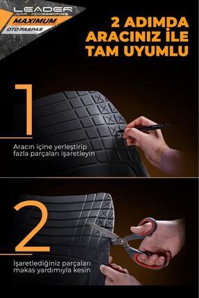 Mahir Otom Renault Clio 5 2020 Model Ve Sonrası Uyumlu Oto Paspas 4d Maximum (SİYAH) Image 3