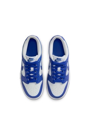 Dunk low mavi beyaz deri unisex sneaker spor ayakkabı - fb9109-131 Image 5