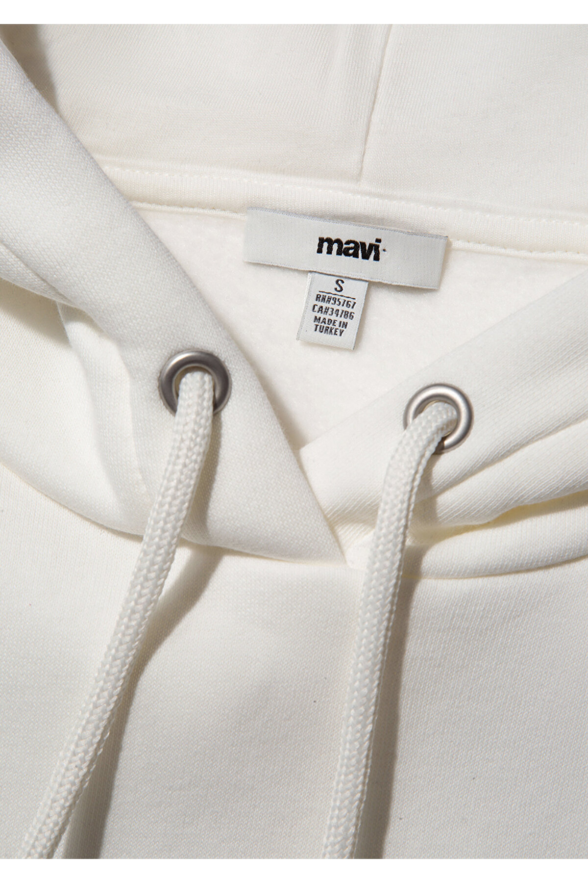 هودی چاپی لوگو سویشرت نخودی 168334-81964