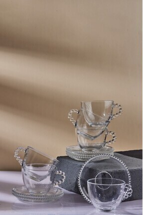 Boncukbağı 6 Kişilik 12 Parça 90ml Cam Kahve Fincanı 12602 Image 5