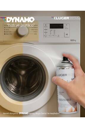 KLUGER Emaye Sprey 400 Ml - Buzdolabı - Çamaşır , Bulaşık Makinesi Boyası Image 6
