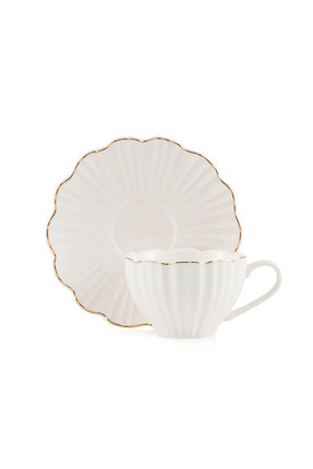 LCW HOME Beyaz Porselen Kahve Fincan Takımı 1 Kişilik Image 4