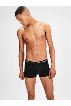Jack&Jones Jachuey Trunks 5 Pack Noos 12142342 Erkek Boxer Siyah Image 1