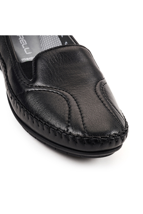 LADY-G Kadın Deri Hallux Ayakkabı Siyah Image 4