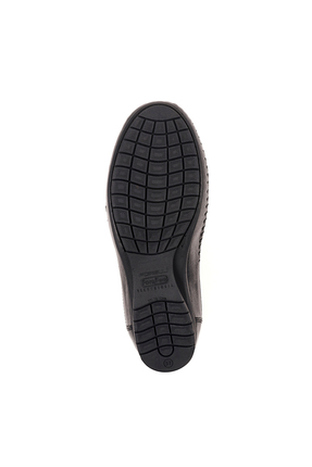 LADY-G Kadın Deri Hallux Ayakkabı Siyah Image 6