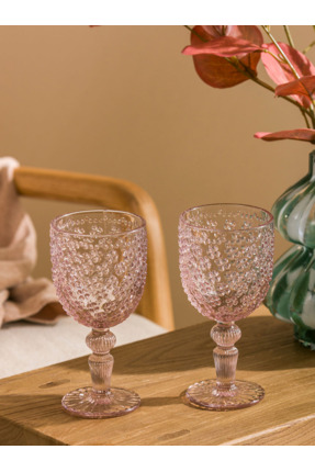 L’Marche Collection LCW HOME Pembe Cam Su Bardağı 2'li 220 Ml Image 1