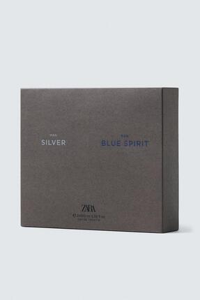 MAN SILVER + BLUE SPIRIT EDT 2 X 100 ML (3.04 FL.OZ Image 1