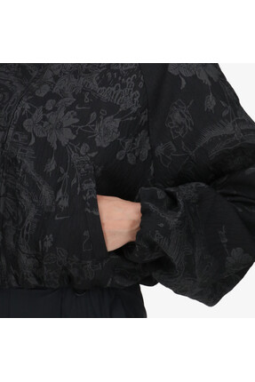 Collection Oversized Jacquard Track Kadın Ceket Image 2