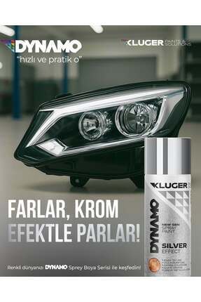 Kluger Sprey Boya Gümüş Krom Efekt Image 5