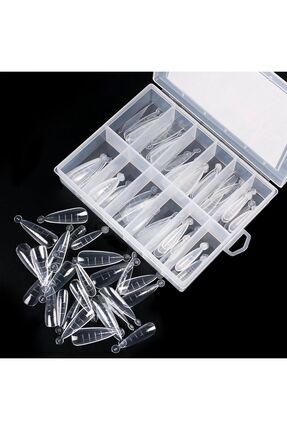 12 Farklı Boy 120 Adet Stiletto Poly Jel Kalıp Tips Polijel 120'Lİ Image 3