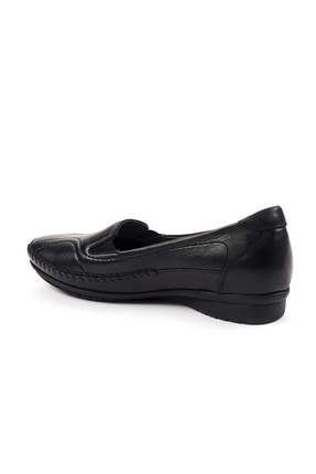 LADY-G Kadın Deri Hallux Ayakkabı Siyah Image 1