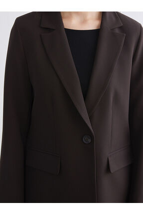 Krep Kadın Blazer Ceket Image 2