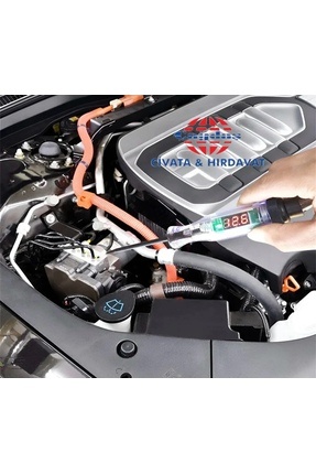 004-RC0019 RİCO Dijital Göstergeli Oto Elektrik Kontrol Kalemi – 12V / 24V Test ve Amper Ölçer Image 4