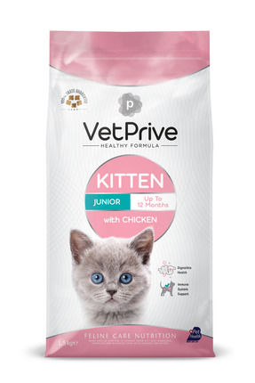 Vet Prive Yavru Kedi Maması Tavuklu 1.5 Kg Image 0