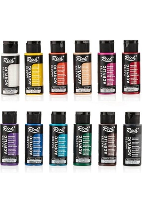 Master Mix Akrilik Boya Seti 12 Li Image 1