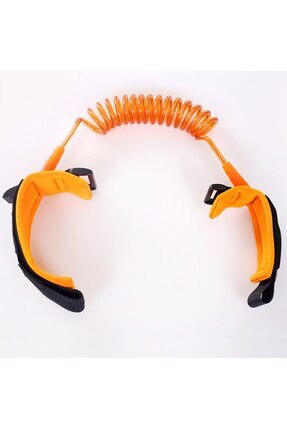 Çocuk Güvenlik Bilekliği – Kayıp Önleyici Kimlik Bilekliği | Hac Umre Güven Çemberi - Turuncu Image 6