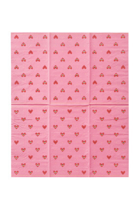 LCW HOME Sevgililer Günü Kalp Baskılı Kağıt Peçete 20'li Image 3