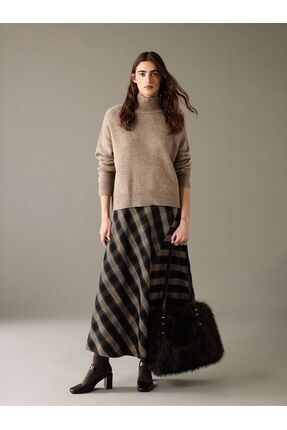 LCW ACCESSORIES Kürklü Kadın Omuz Çantası Image 1