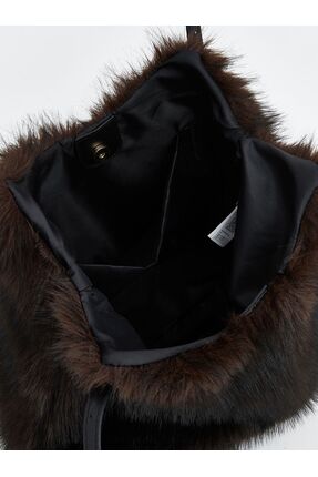 LCW ACCESSORIES Kürklü Kadın Omuz Çantası Image 5