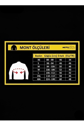 Aır Racıng Dört Mevsim Korumalı Motosiklet Montu(BİR BEDEN BÜYÜK ALINIZ) Image 6