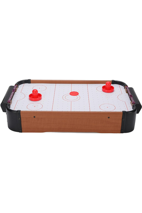 Air Hockey Game Table Çocuk Ahşap Masa Üstü Havalı Hokey Image 1