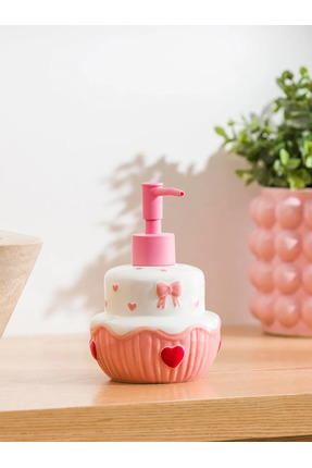Sevgililer Günü Kalp Desenli Seramik Sıvı Sabunluk Image 0