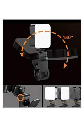Şarj Edilebilir & Taşınabilir Çok Fonksiyonlu Çekim Işığı - Telefon - Bilgisayar - Kamera Uyumlu ! Image 4