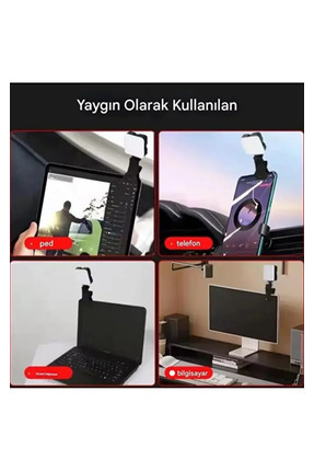 Şarj Edilebilir & Taşınabilir Çok Fonksiyonlu Çekim Işığı - Telefon - Bilgisayar - Kamera Uyumlu ! Image 6