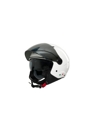 SW 765 Gloss White Yarım Kask (Gümüş Vizör) Image 2