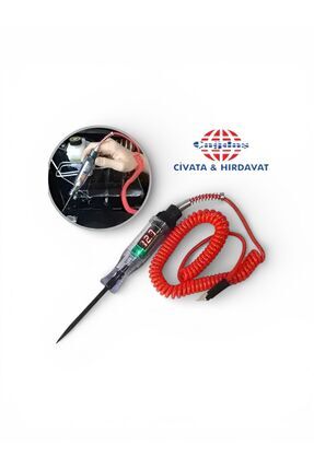 004-RC0019 RİCO Dijital Göstergeli Oto Elektrik Kontrol Kalemi – 12V / 24V Test ve Amper Ölçer Image 2