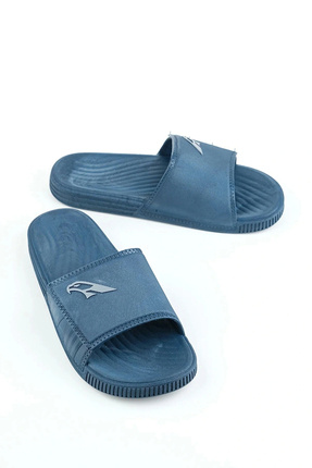 Lacivert Kaydırmaz Deniz Plaj Havuz Banyo Hamam Islak Zemin Terliği Günlük Terlik 14194 Image 0