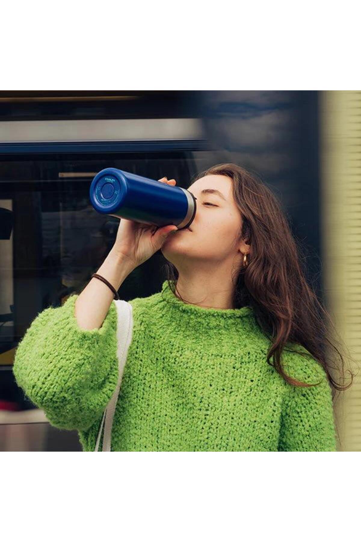 جام قمقمه آبی AeroLight Transit 0.47L