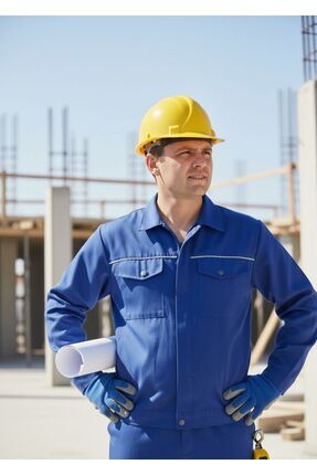 Düz Model Emniyet Bareti Sarı Image 2