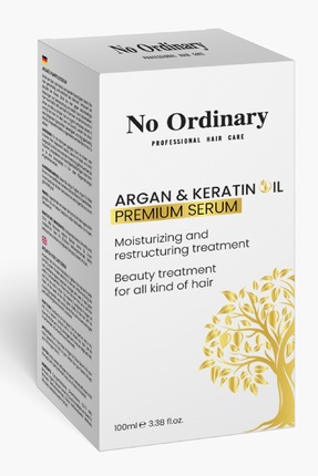 Premium Argan & Keratin Içerikli Doğal Saç Bakım Yağı & Serum 100ml Image 3
