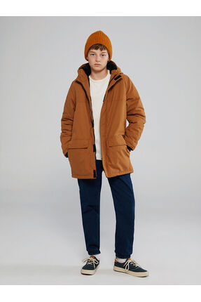 Vizyon Yeni Sezon Kapüşonlu Erkek Çocuk Mont Image 1