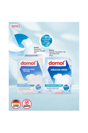 Beyazlatıcı Çamaşır Mendili 20 Adet Image 1