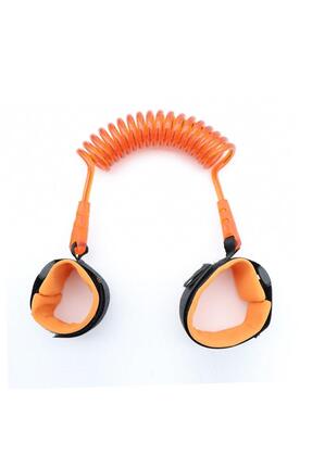 Çocuk Güvenlik Bilekliği – Kayıp Önleyici Kimlik Bilekliği | Hac Umre Güven Çemberi - Turuncu Image 4