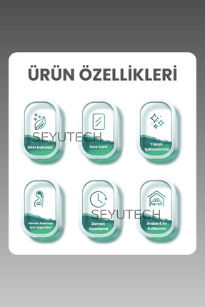 Yıldız Işıklı Araç Parfümü Yıldız Efektli Aydınlatma Ortam ve Oda Hava Nemlendirici Aromaterapi Image 6