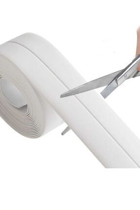 3.2 M BANYO KÜVET MUTFAK LAVABO BANT SU GEÇİRMEZ KENAR BANDI SIZDIRMAZLIK BANTI (BEYAZ) Image 0