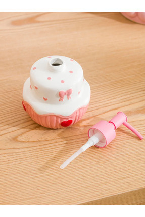 Sevgililer Günü Kalp Desenli Seramik Sıvı Sabunluk Image 2