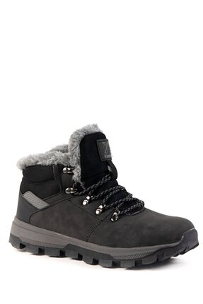 INT PS-MC-2000431Z Erkek Siyah Kürklü Outdoor Bot Image 1
