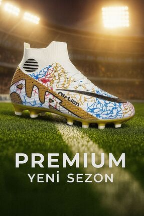 ÇOCUK YETİŞKİN ÇORAPLI UNİSEX ÇİVİLİ ÇİM TOPRAK HALI SAHA FUTBOL AYAKKABISI KRAMPONU Image 0