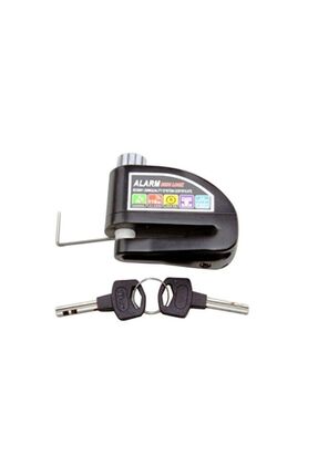 Motor Alarmlı Disk Kilidi 6mm 110db Ses Kalitesi(DİSK RENGİ KARIŞIK GÖNDERİLİR) Image 1