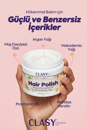Hair Polish 250 ml Boyalı Saçlarda Dahil Tüm Saç Tipleri Için Saç Cilası Image 5