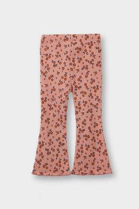 Kız Bebek Çiçekli Fitilli Kaşkorse Tayt G6841A525CW Image 4