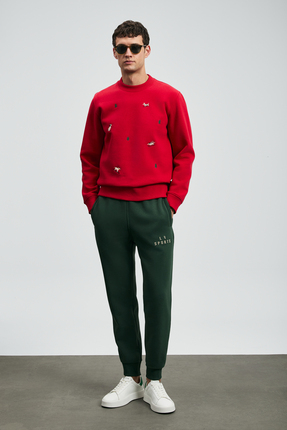 112050080 Beta Erkek Eşofman Altı YEŞİL Image 3